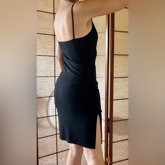 Y2K vintage Esprit black gathered bust strappy slip dress - Picture 4 of 10